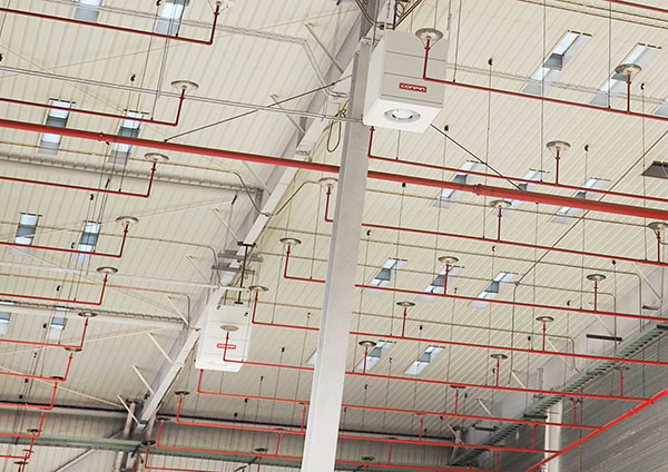 戴姆勒-奔馳儲運庫(北京)應(yīng)用康平高大空間空調(diào)